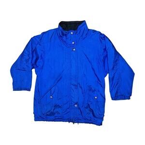 Pacific Trail Vintage Hiking Jacket Blue Windbreaker Outdoor Womens Medium